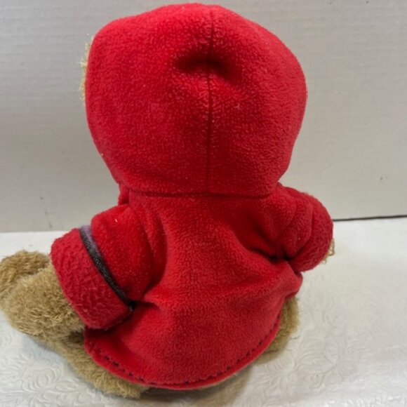Cute Russ Sitting Baby Fraserbear 2005 Brown w/Red Jacket - Picture 6 of 13